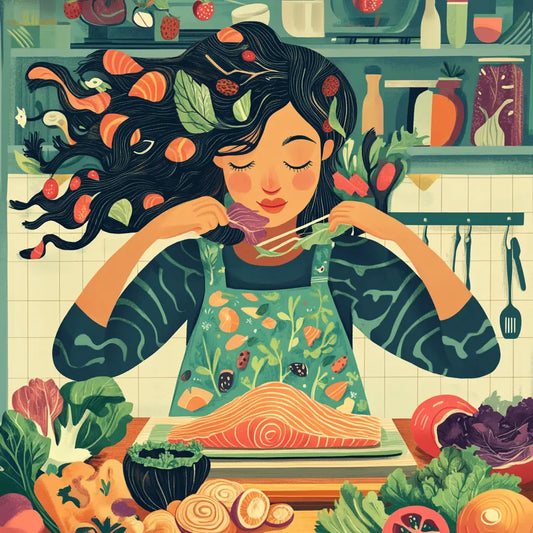 Gaminimo paslaptys ir supermaisto kokteiliai sveikiems plaukams