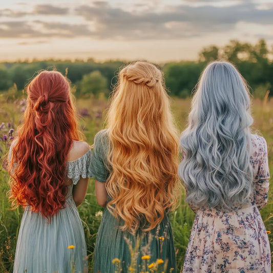 Retos plaukų spalvos: unikalumo grožis