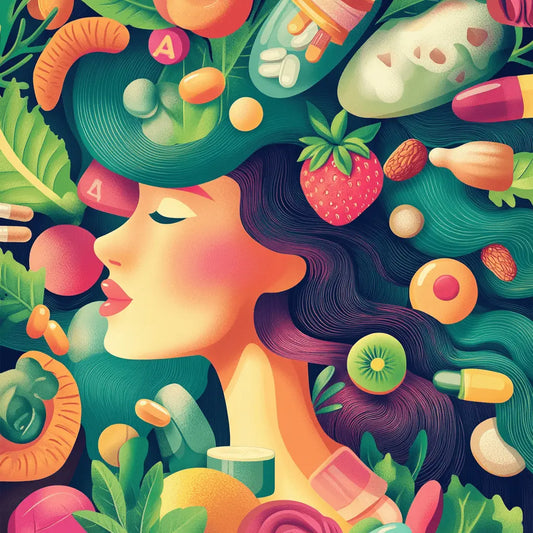 Vitaminai ir mineralai stipriems, sveikiems plaukams