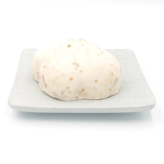 Zeolito akmens padėkliukas / muilinė, pilkos spalvos