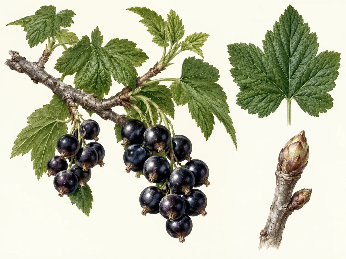Blackcurrant note: berries, buds and cassis