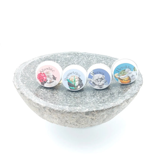 Kasdienis herojų miksas - 4 mini kietų kvepalų dovanų rinkinys | 4 x 5 g