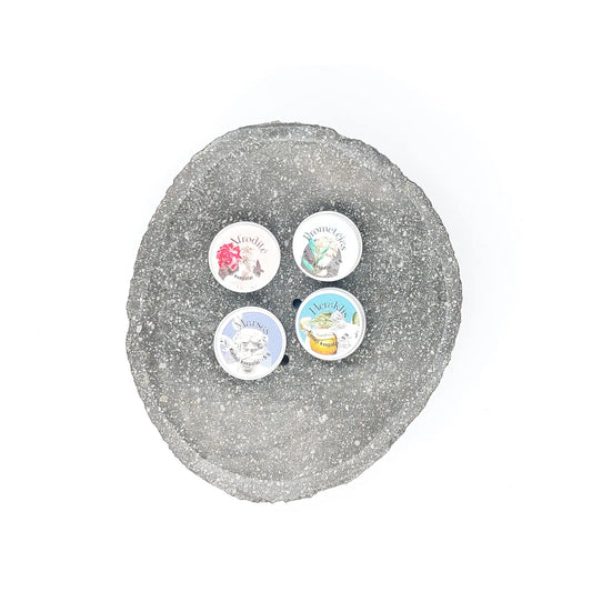 Kasdienis herojų miksas - 4 mini kietų kvepalų dovanų rinkinys | 4 x 5 g