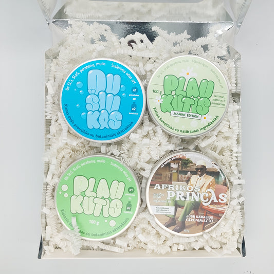 Pilno ritualo ketvertas - 4 kietų prausiklių dovanų rinkinys | 4 x 100 g