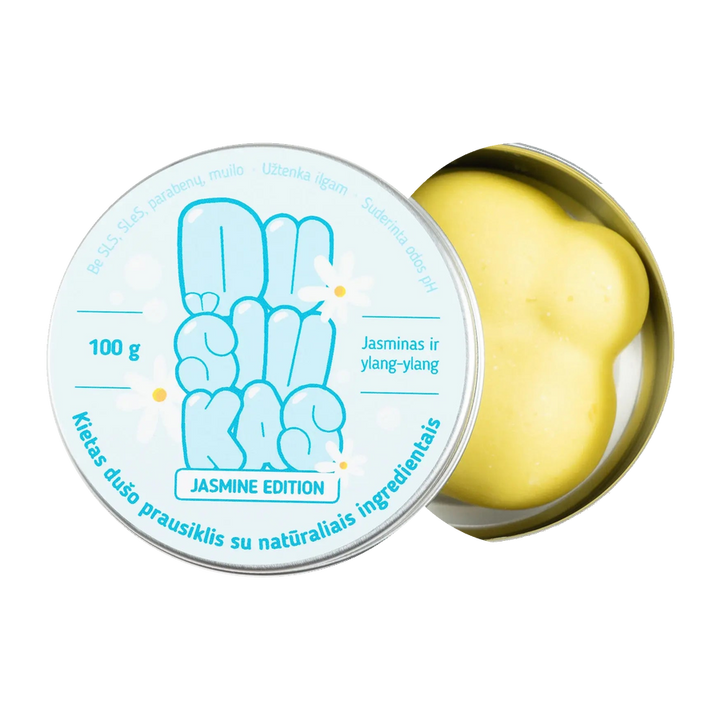 Dušiukas Jasmine - Jazminas, ylang-ylang | Kietasis dušo prausiklis, 100 g.