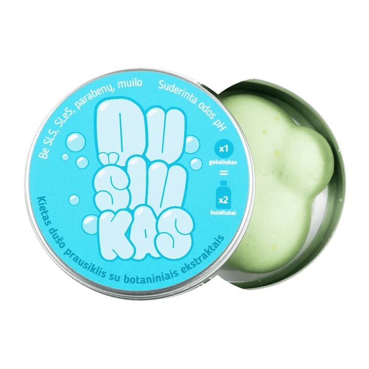 Dušiukas - Lime, lemon, lavender, spearmint | Solid shower gel, 100 g.