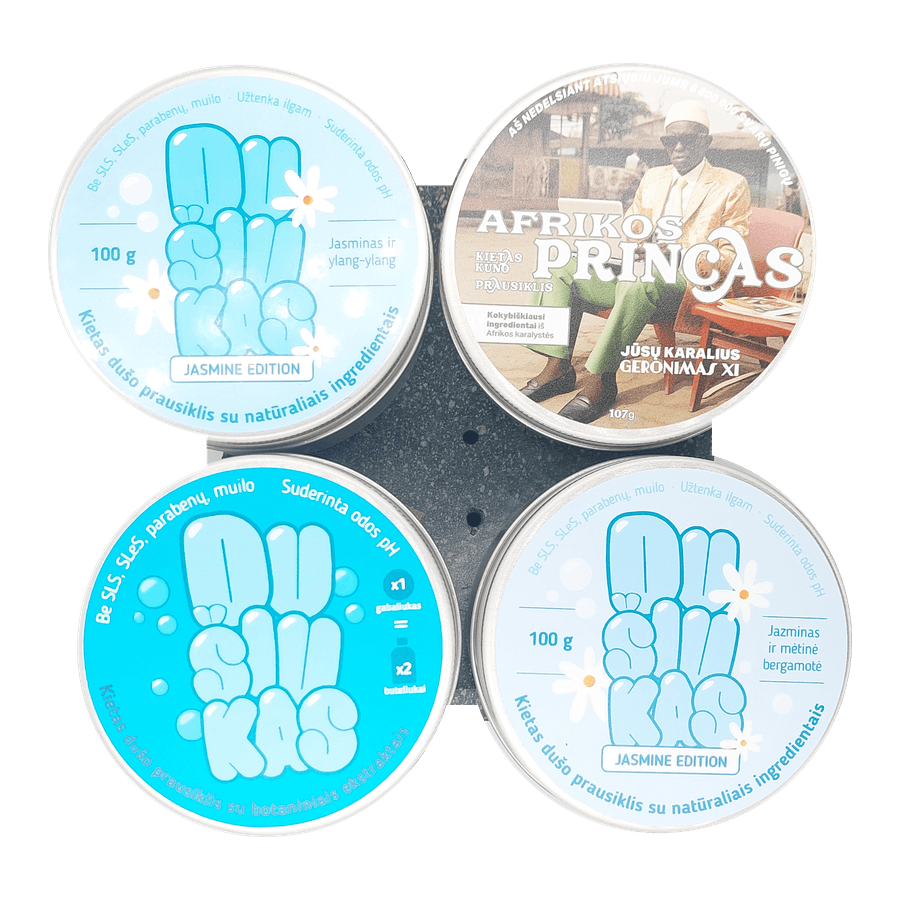 Shower Escape Quartet - 4 solid shower cleanser gift set | 4 x 100 g